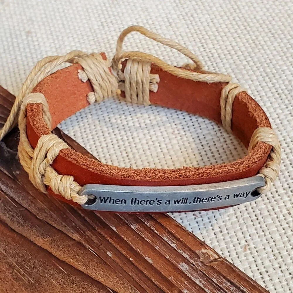 Handmade There's a Way Bracelet